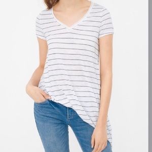 White House Black Market asymmetrical T shirt